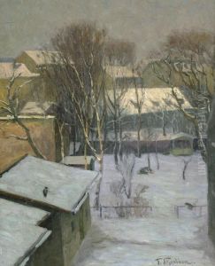 Blick Aus Dem Atelierfenster