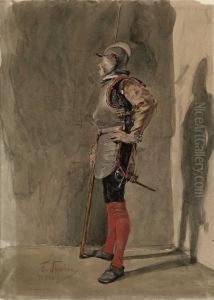 Wachsoldat Inrustung by Franz Skarbina