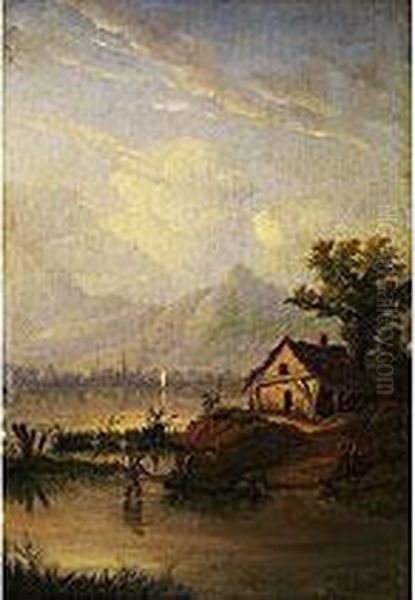 Uferlandschaft An Einem Bayerischen See - view 1