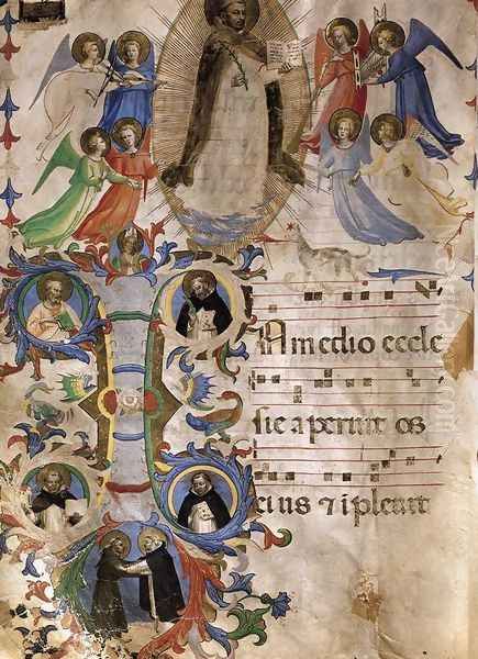 The Glorification of St Dominic 1430 - view 1