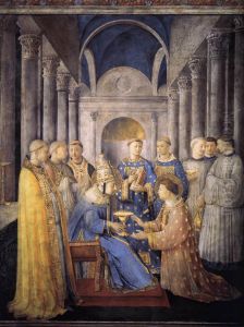 The Ordination of Saint Lawrence, 1447-49 by Angelico Fra