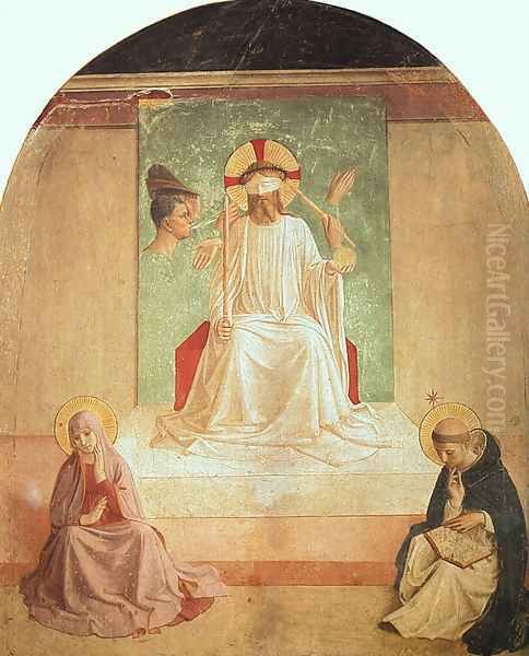 The Mocking of Christ (with Benozzo Gozzoli), 1440-41 by Angelico Fra