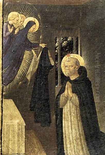 The Virgin Consigns the Habit to St Dominic 1433 - view 1