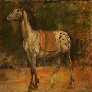 A Knabstrupper Horse by Joakim Skovgaard
