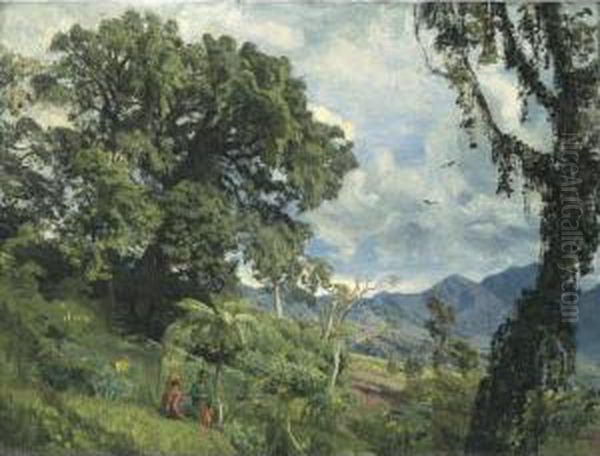 Tjibodas Landscape - view 1