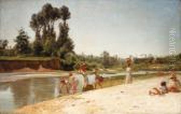 Gathering Water - view 1