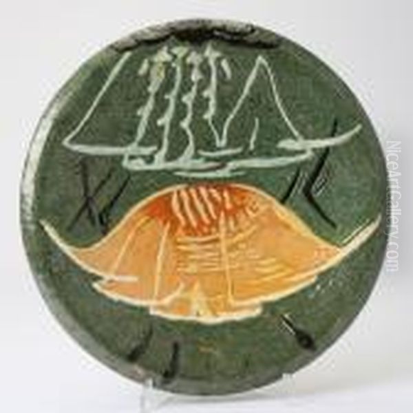 Decorated Plate - view 1