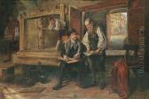 In Guttenberg's Printing Shop by Jan Skramlik