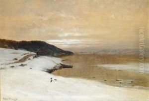 Fjordlandskap, Vinter Fjordlandskap, Vinter