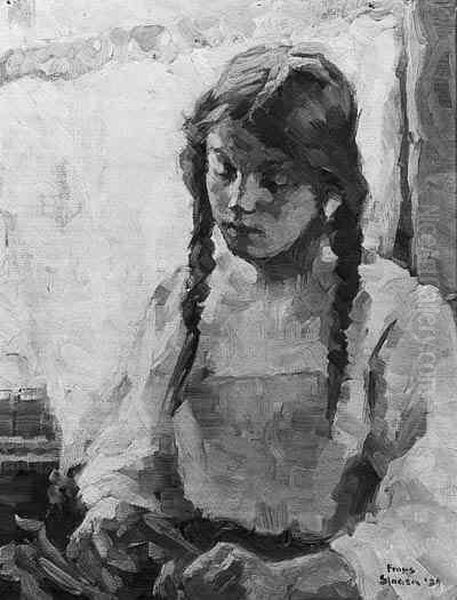A Girl With Braids - view 1