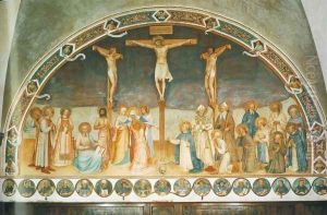 Crucifixion and Saints by Angelico Fra