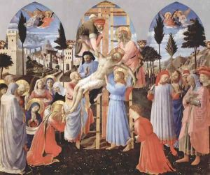 Deposition (Pala di Santa Trinita, detail) 2 by Angelico Fra