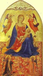 Madonna and Child with Angels by Angelico Fra