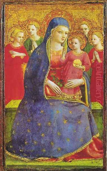 Virgin with the child and four angels - view 1