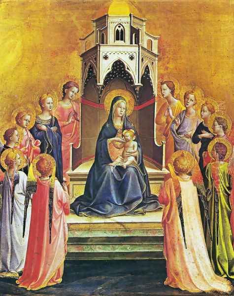 Virgin with the child and twelve angels - view 1