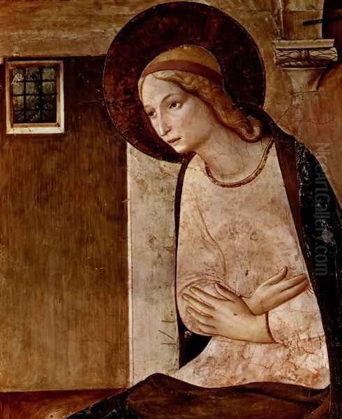 Proclamation, detail Virgin of Annunciation - view 1