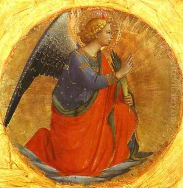 Perugia Triptych; Angel of the Annunciation - view 1