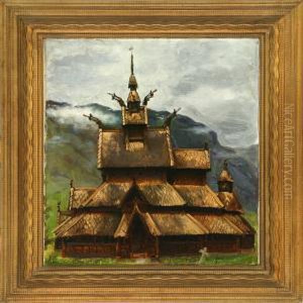 Borgund Stave Church In Norway - view 1