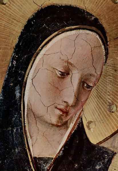 Mary and the Christ child and saints, detail - view 1