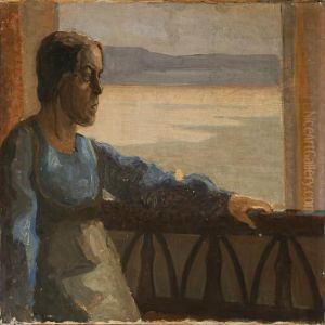 Portrait Of A Woman Sitting At A Window Portrait Of A Woman Sitting At A Window