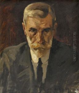 A Bust Portrait Of Sir Charles Marling
