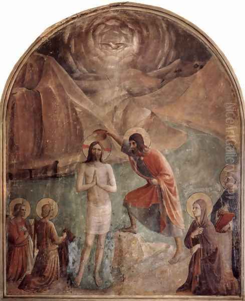 Christ's baptism by John - view 1