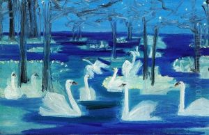 Lake With Swans Lake With Swans