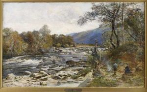 The Island Pool On The Orchy by John Smart