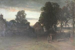 Evening Farm by John Smart