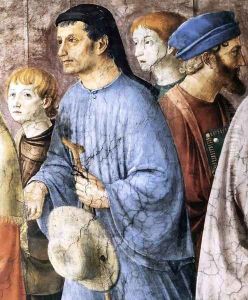 St Stephen Distributing Alms (detail) by Angelico Fra