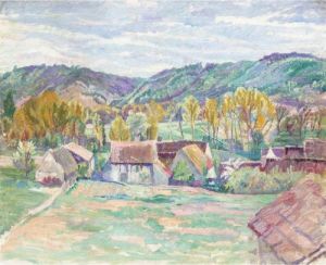 Normandy Landscape by Rowley Smart