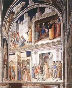 Scenes from the Lives of Sts Lawrence and Stephen