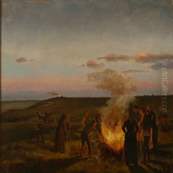 Midsummer Bonfire - view 1