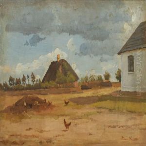 Barnyard With Hens