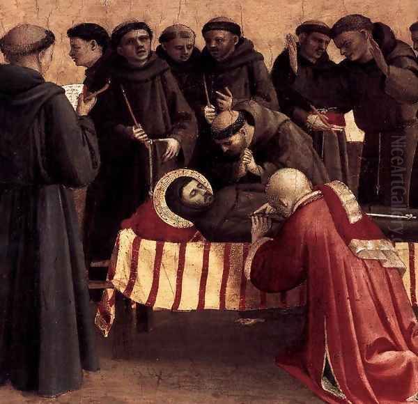 The Lamentation over St Francis (detail) - view 1
