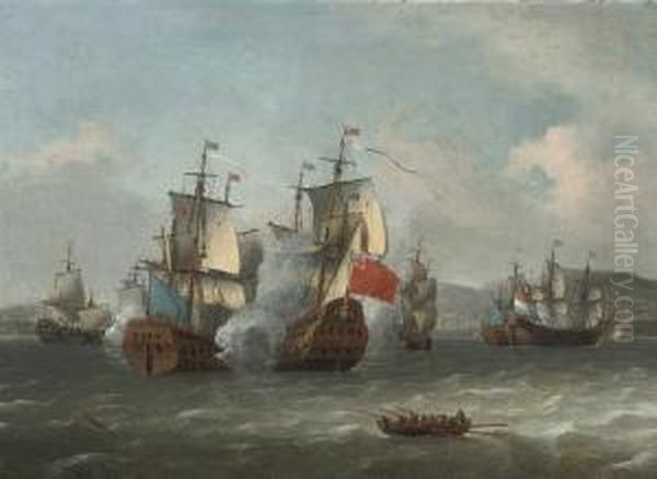 The Battle Of Leghorn, 4th March 1653, During The First Anglo-dutch War Of 1652-54 - view 1