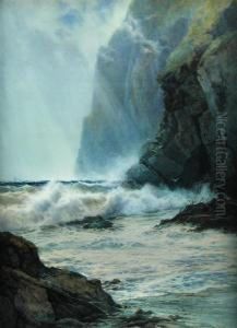 Cornish Cliffs by Arthur Reginald Smith