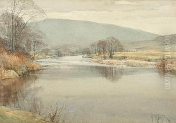 A Riverside View, Bolton Abbey, Yorkshire - view 1
