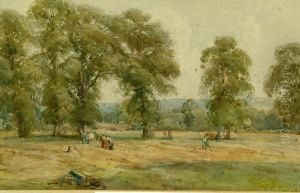 A Hay Making Scene