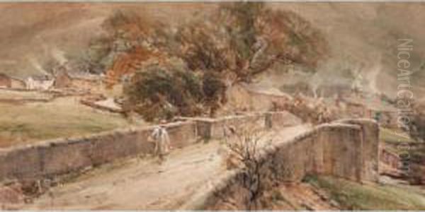 Bridge At Buckden, Wharfedale In Yorkshire - view 1