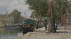 Along The Canal by Francis Hopkinson Smith