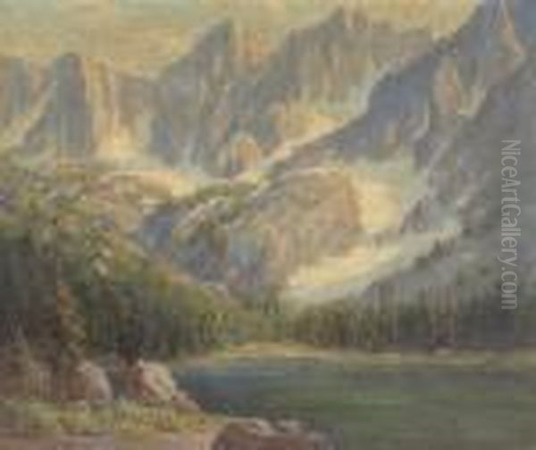 Sierra Lake, Thought To Be T.j. Lake, Mammoth - view 1