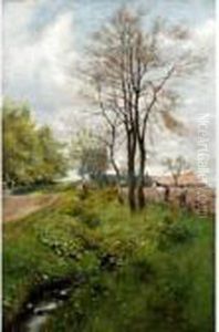 Ploughing The Field by Garden Grant Smith