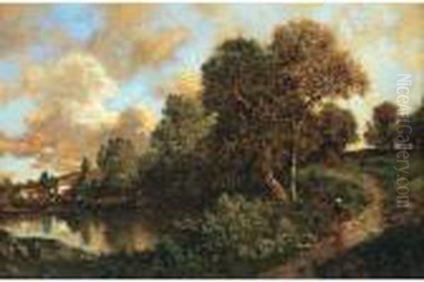Walking Beside The Pond - view 1