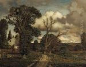 A September Landscape, New England by Henry Pember Smith