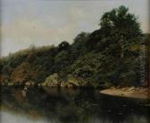 Study On The Niantic River,connecticut - view 1