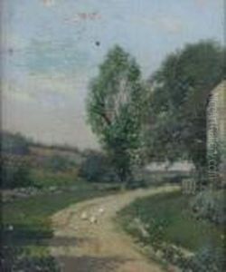 Country Landscape by Henry Pember Smith