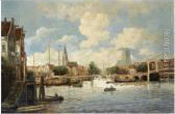 The Harbour Of Dordrecht - view 1