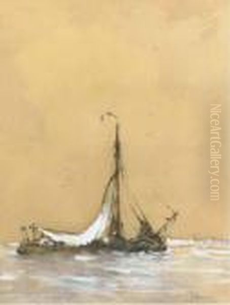 Sailing Barges On A Calm - view 1