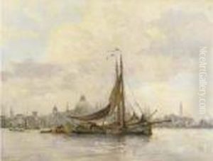 Voor Amsterdam: A View On The Ij, Amsterdam by Hobbe Smith